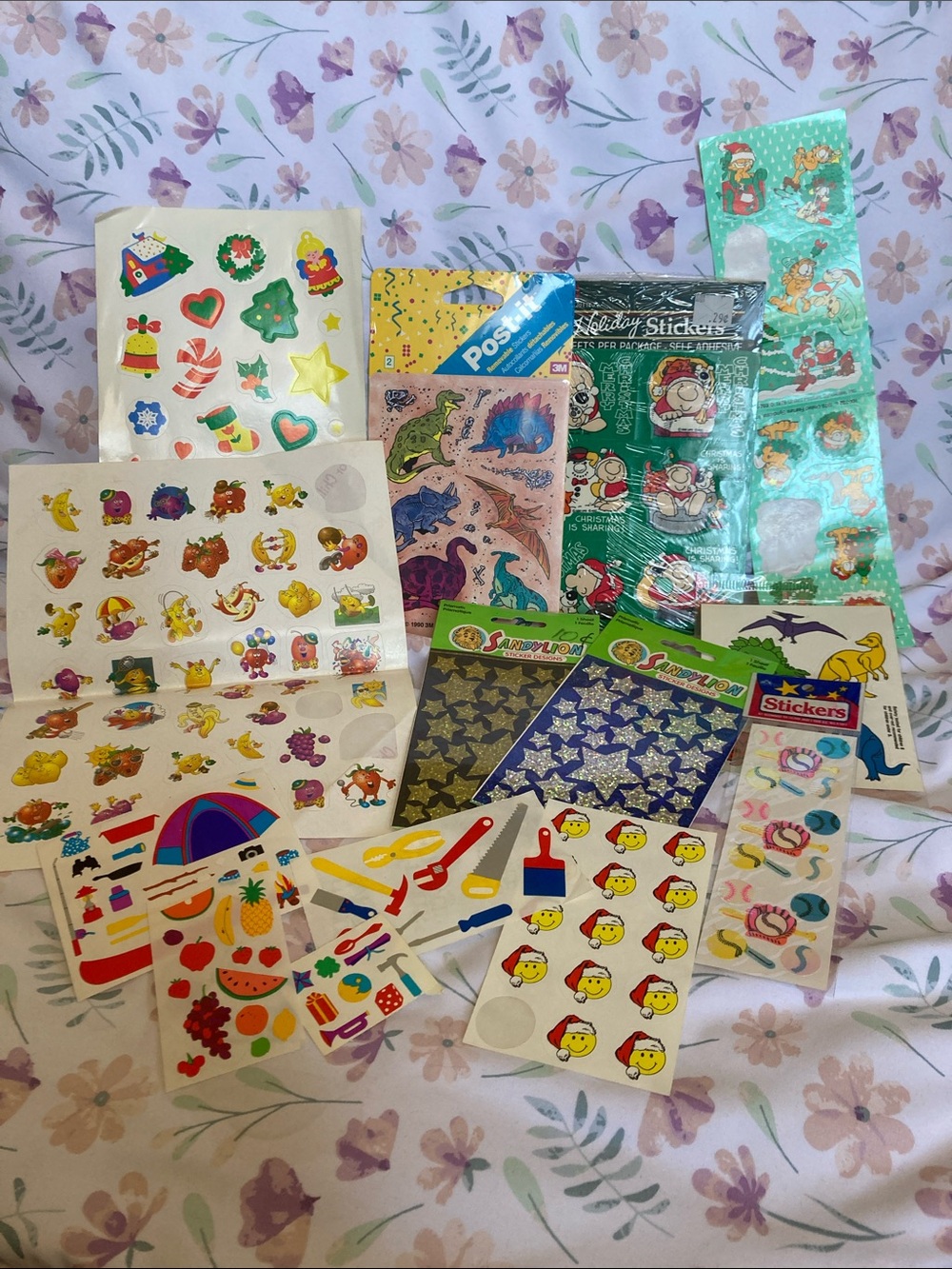 Vintage Sticker Lot Assorted Brands